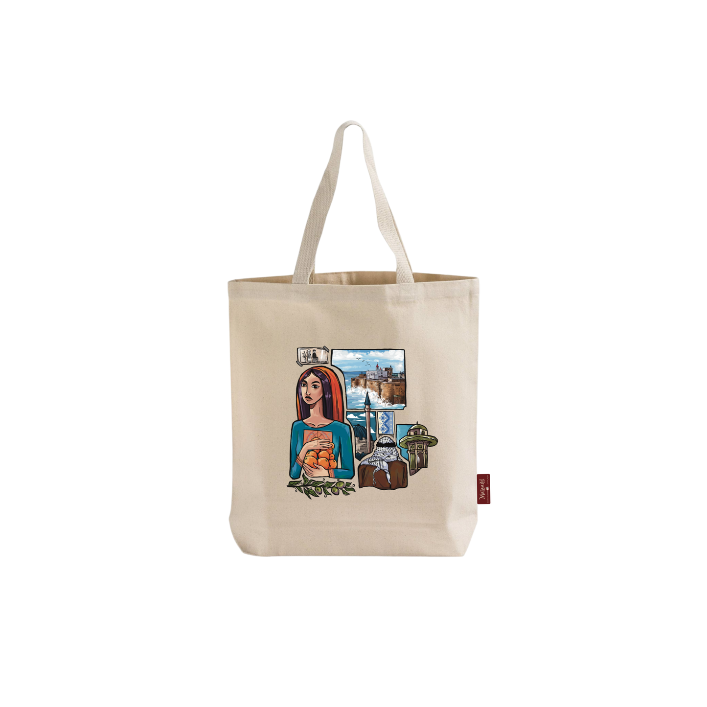 Malamih tote bag - توت باغ ملامح