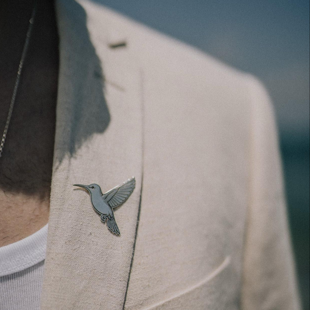 SUNBIRD BROOCH - بروش عصفور الشمس الفلسطيني